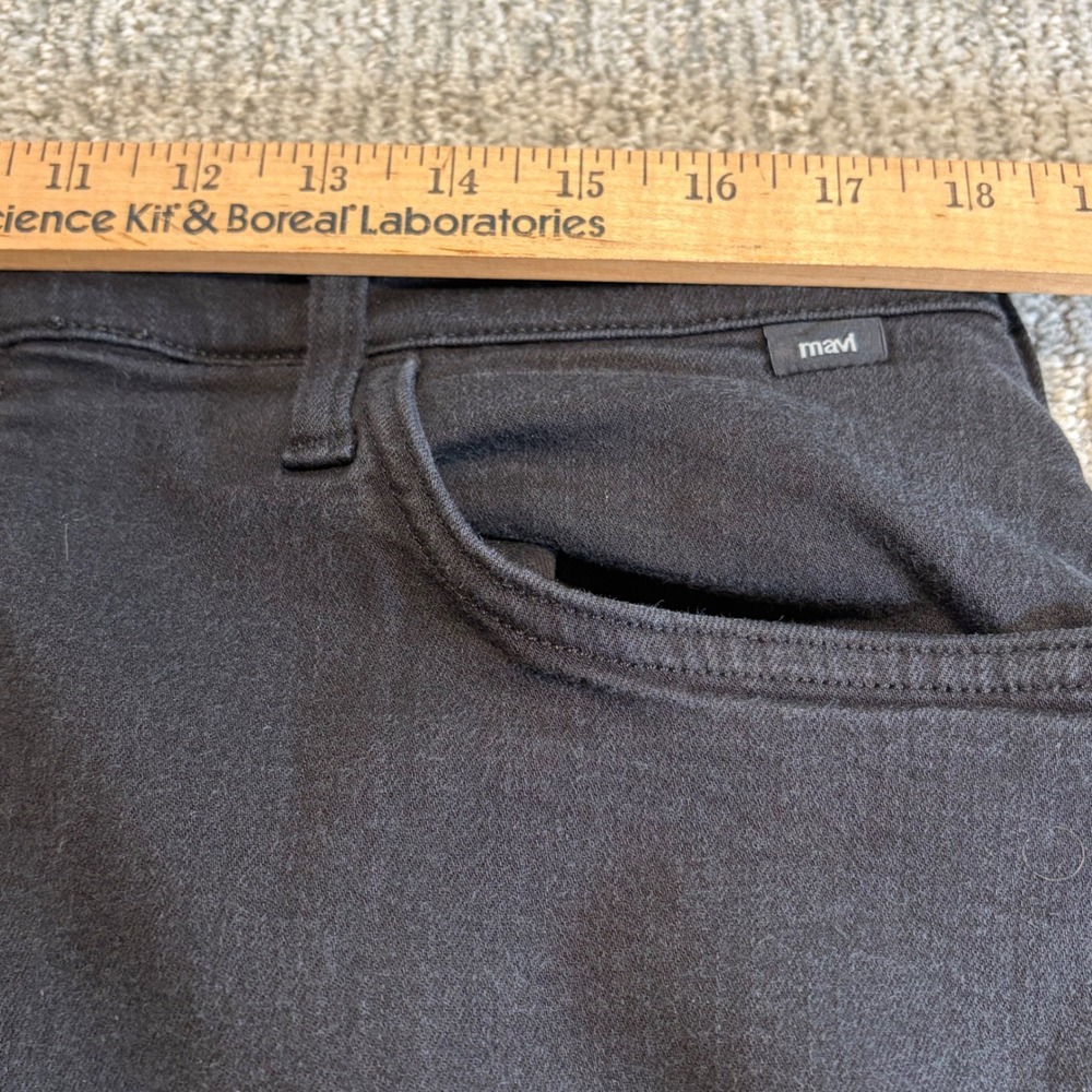 Mavi Zach Straight Leg Mens 38*x34 Black Tencel Blend Pants M0045388382 - Picture 8 of 10